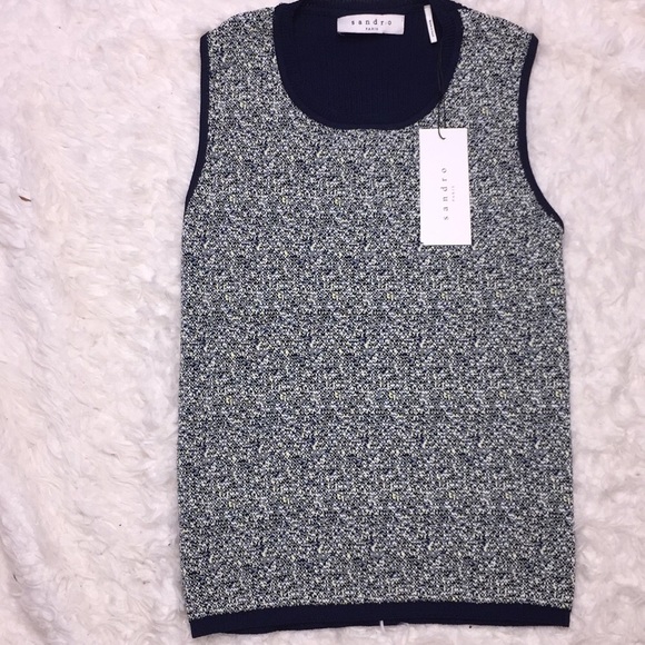NWT Sandro Salwa knit top - Picture 1 of 12